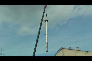 Монтаж малої колони вакуум-випарної установки м.Золотоноша