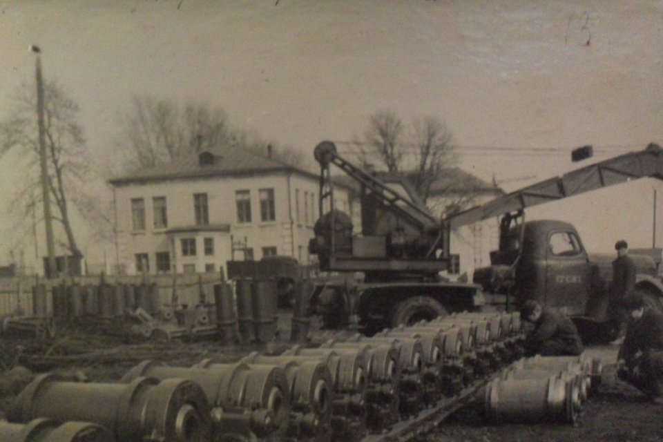 Збирання серчистих печей 1956 рік