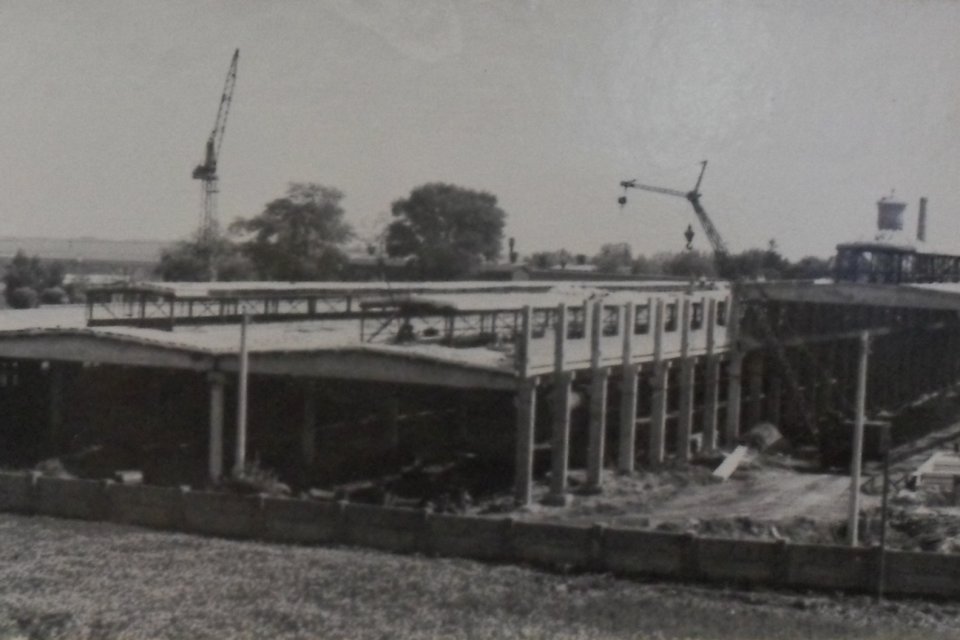 Будівництво корпусу №2 1965 рік