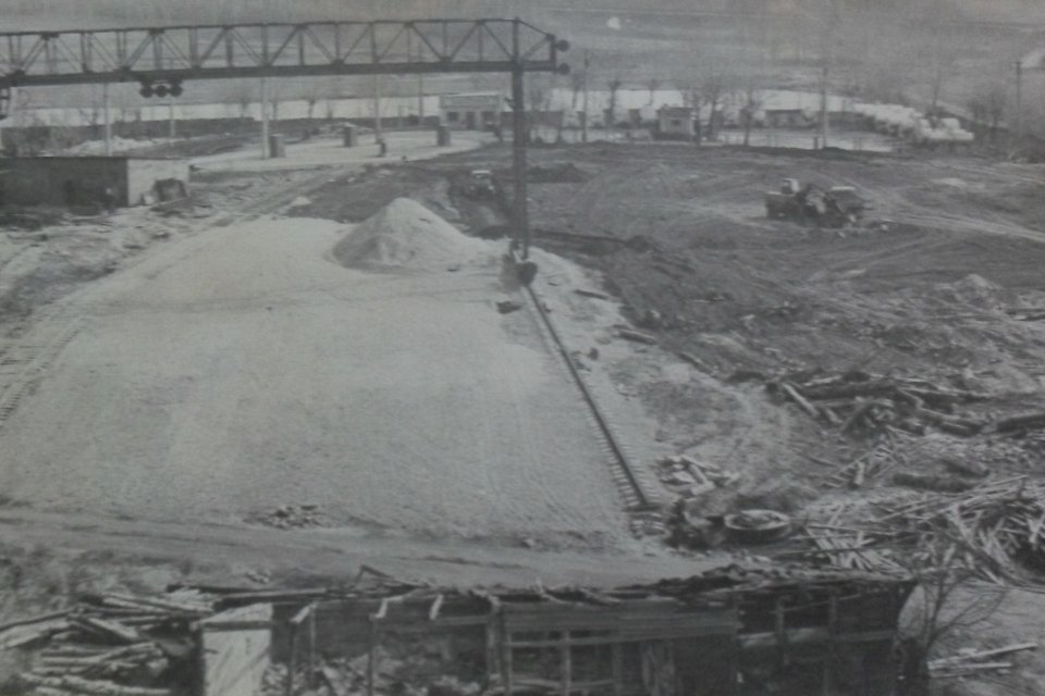 Будівництво складу металів 1974 рік